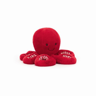 Jellycat Cranberry Octopus New Zealand | AYEWK4367